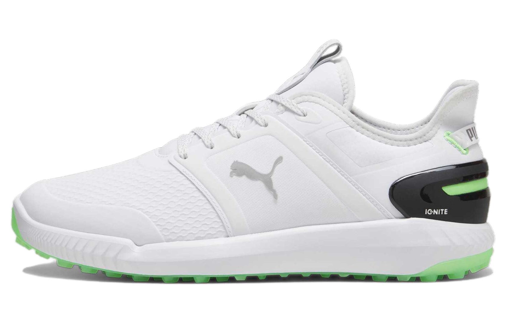 PUMA IGNITE ELEVATE Low top Golf Shoes Men's White Black Green