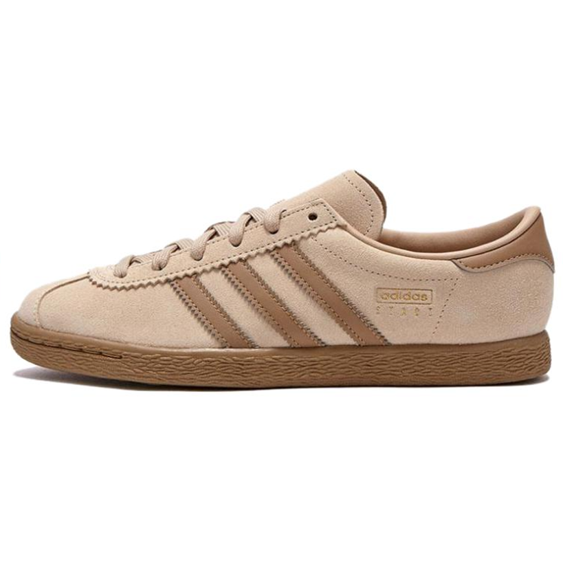 Женские кеды adidas originals Stadt (коричневые)