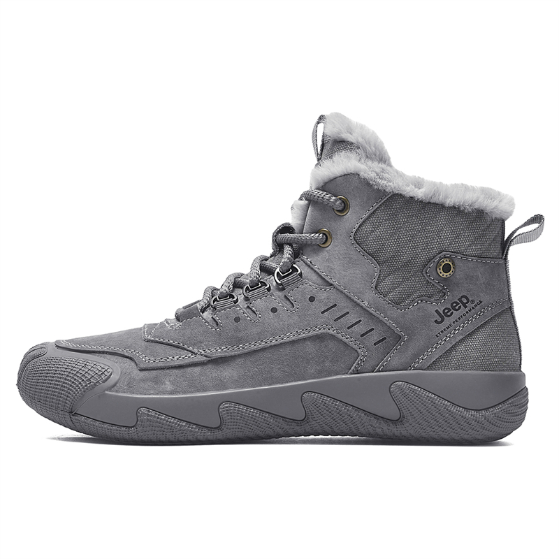 Jeep Fabric High top Outdoor Shoes Men’s Gray