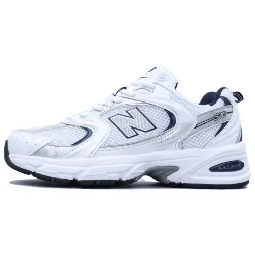 New Balance NB 530 Abrasion Resistant Low top Casual Running Shoes Men's Silver