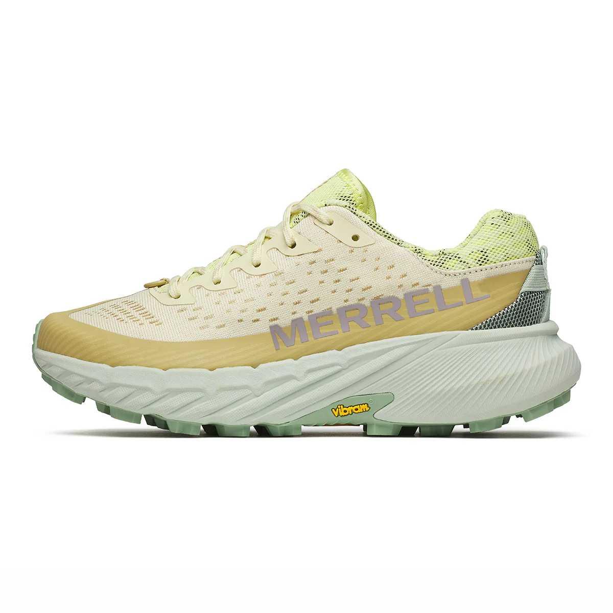 MERRELL Agility Peak 5 Cushioning Slip Resistant Abrasion Resistant Low top Running Shoes Women’s Yellow