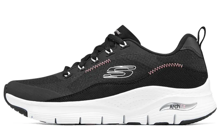 Skechers Arch Fit 'Black White Pink' Women's