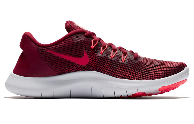 Женские кроссовки Nike Flex 2018 RN (красно-белые) — фото 2