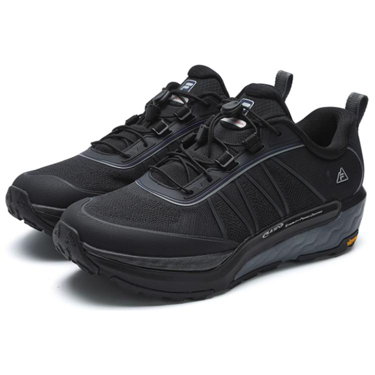 FILA SPD HORIZON Abrasion Resistant Breathable Low top Outdoor Shoes Men’s Black