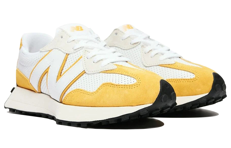 Кроссовки New Balance 327 (желтый / белый) — Жёлтый / белый — фото 3