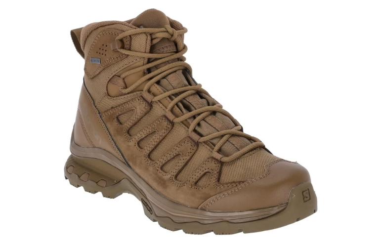 SALOMON XT Quest PRIME FORCES GTX Slip Resistant Abrasion Resistant High top Outdoor Shoes Men’s Brown