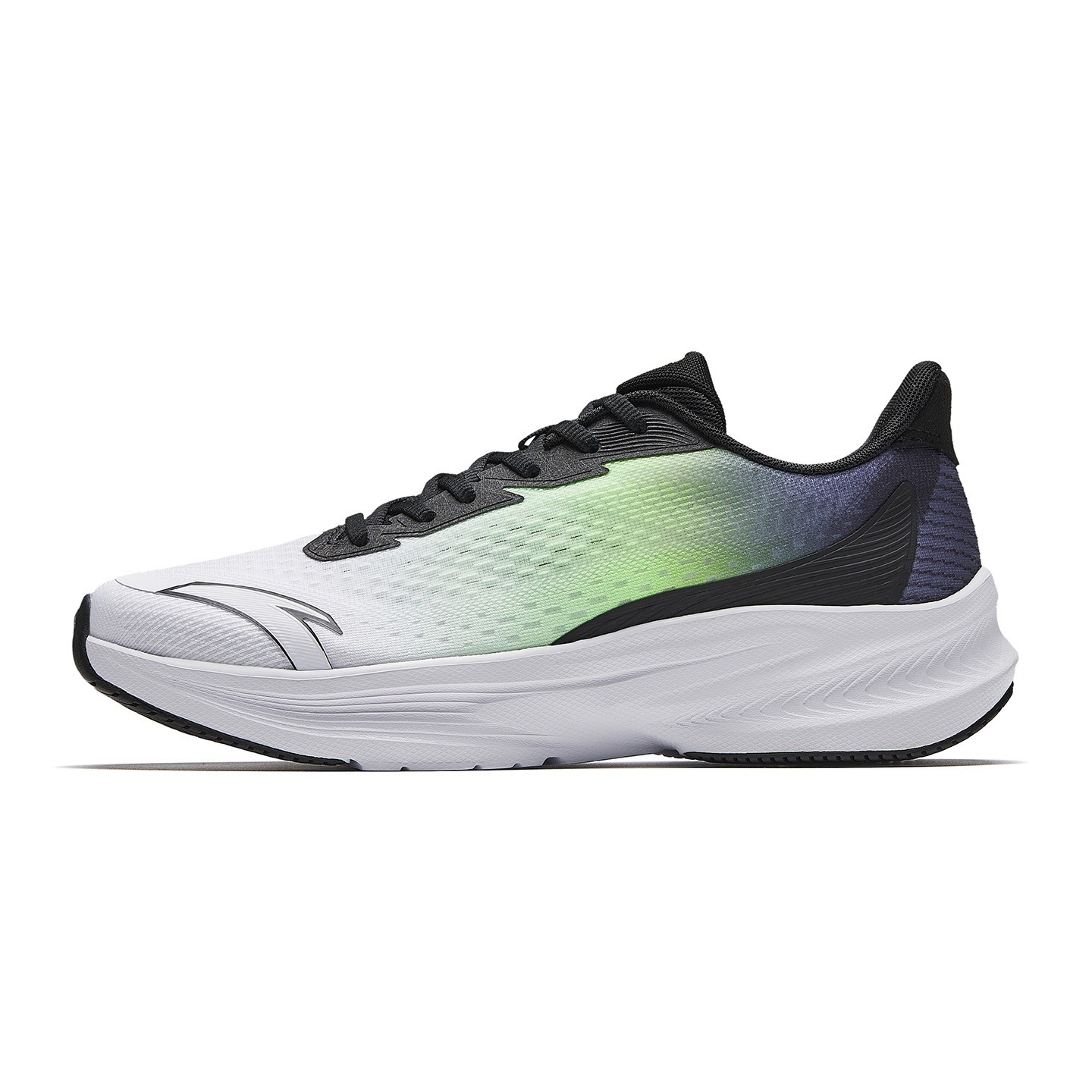 Anta Anta Stinger 7 Fabric Woven Low Top A-SHOCK Technology Training Physical Test Urban Commuting Running Shoes Men's Black White Green