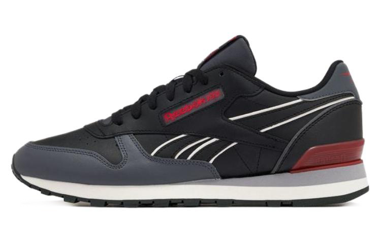 Кроссовки Reebok Reebok Classic Leather CLIP (черно-красные)