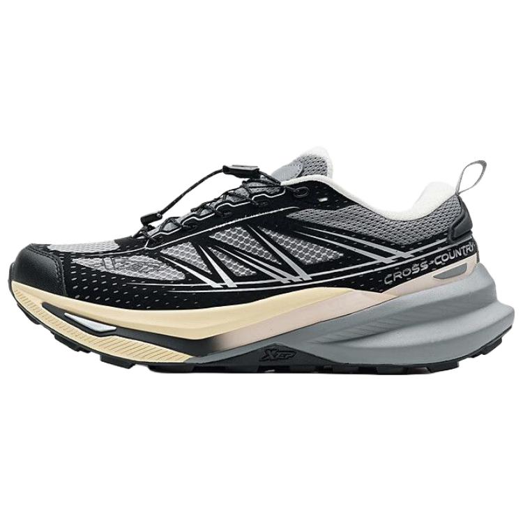 XTEP Mountain Cat Cushioning Slip Resistant Lightweight Low top Casual Running Shoes Women’s Smoke Gray