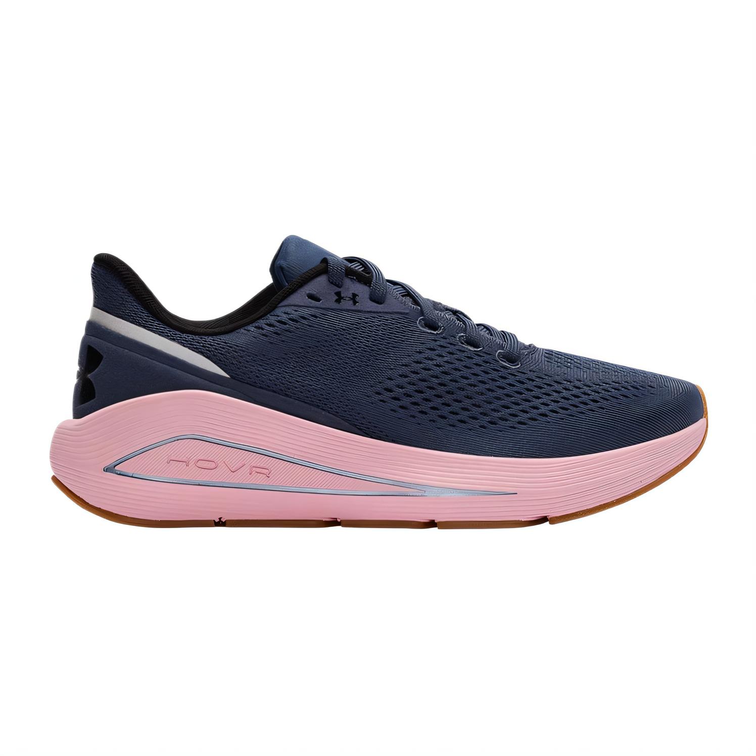 Under Armour Cushioning Moisture Wicking Low top Sprint Running Shoes Women’s Blue Pink