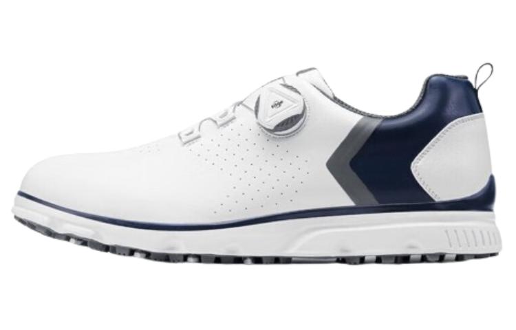 PGM Slip Resistant, Abrasion Resistant, Breathable Low top Golf Shoes Men’s White Blue