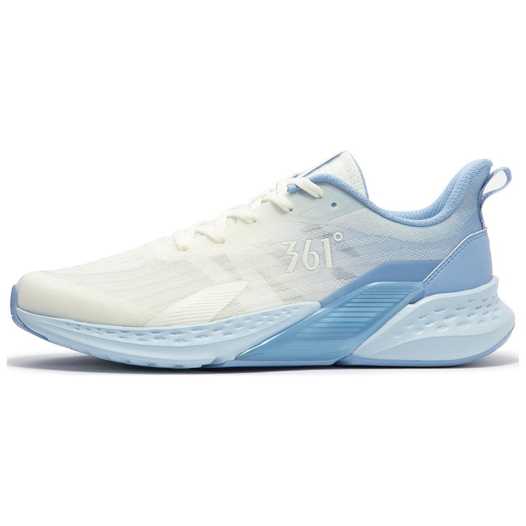 361° Cushioning Slip Resistant Abrasion Resistant Low top Casual Running Shoes Men’s White Blue