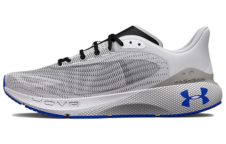 Under Armour HOVR Machina 3 Comfortable Fabric Cushioning Abrasion Resistant Low top Running Shoes Men's Blue White