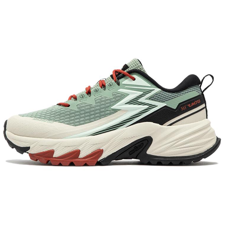 361° Slip Resistant Abrasion Resistant Low top Outdoor Shoes Women’s Green Black Red
