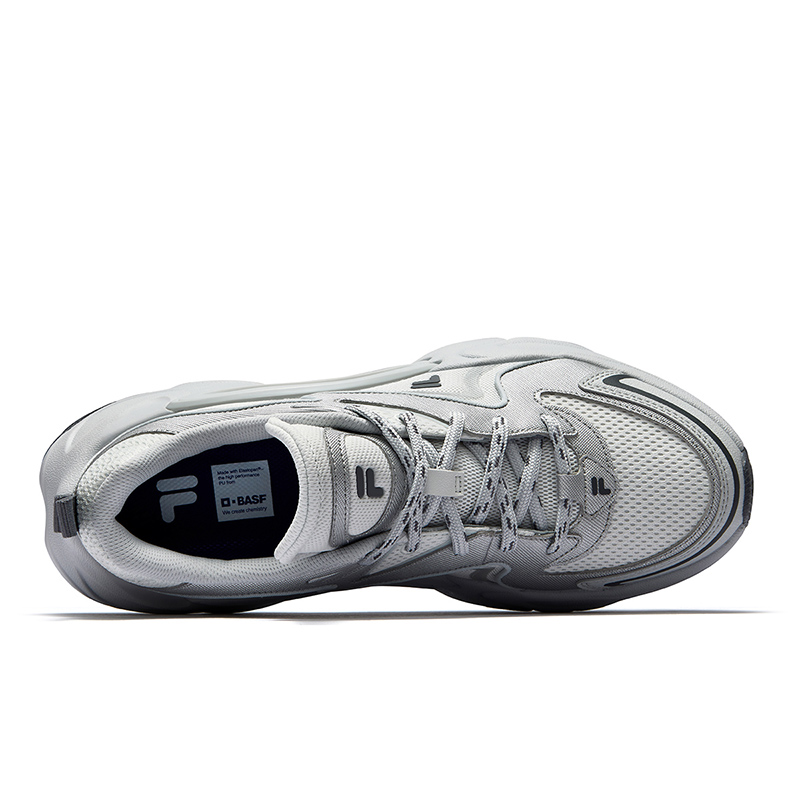 FILA FUSION FORCE DX Fabric Low top Running Shoes Men’s Space Silver