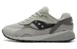 Saucony Shadow 6000 Cushioning Slip Resistant Abrasion Resistant Breathable Low top Casual Shoes Unisex Gray