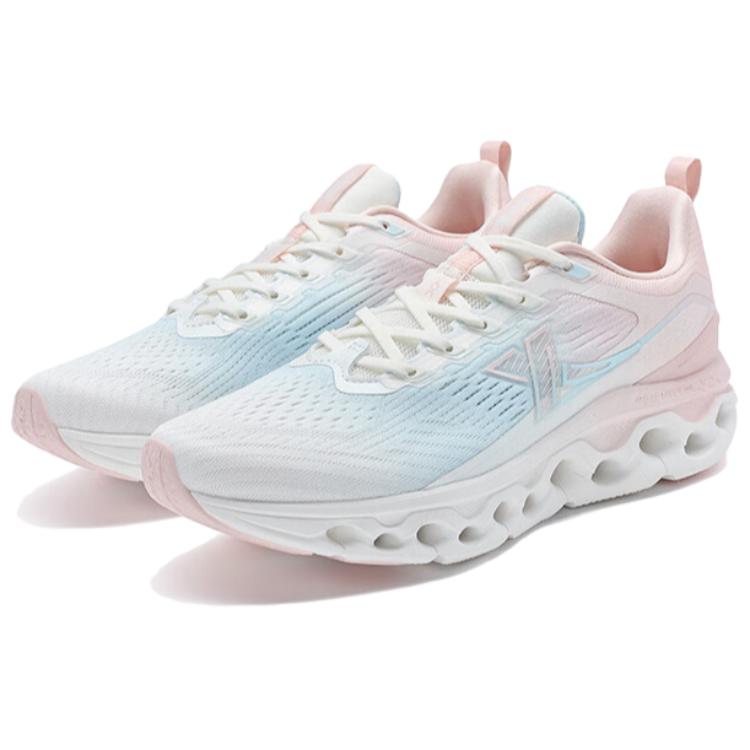 XTEP Abrasion Resistant Low top Running Shoes Women’s Pink Blue White
