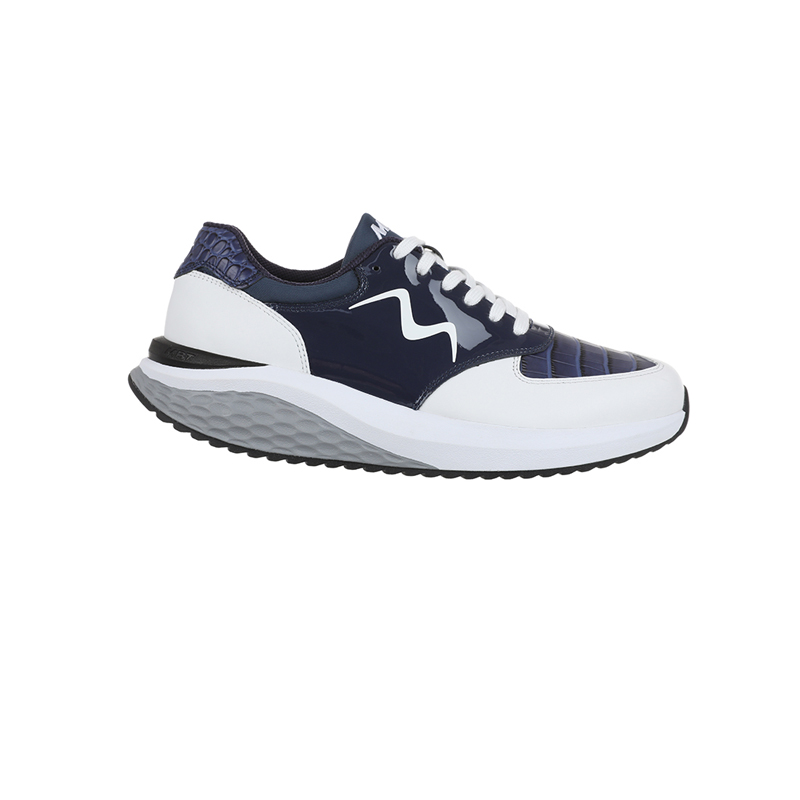 MBT Curved Platform Thick Sole MAFI Low top Running Shoes Men’s Blue