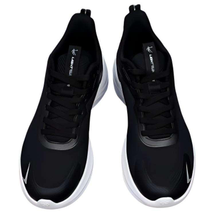 QIAODAN Mesh Wear resistant And Lightweight Low top Running Shoes Men’s Black