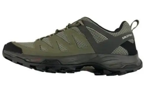 SALOMON PATHFINDER Slip Resistant Cushioning, Wear Resistant Low top Outdoor Shoes Olive