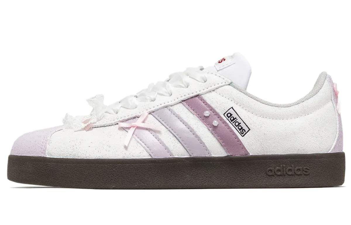 Adidas VL COURT 2.0 Low top Skateboard Shoes Unisex Light Purple