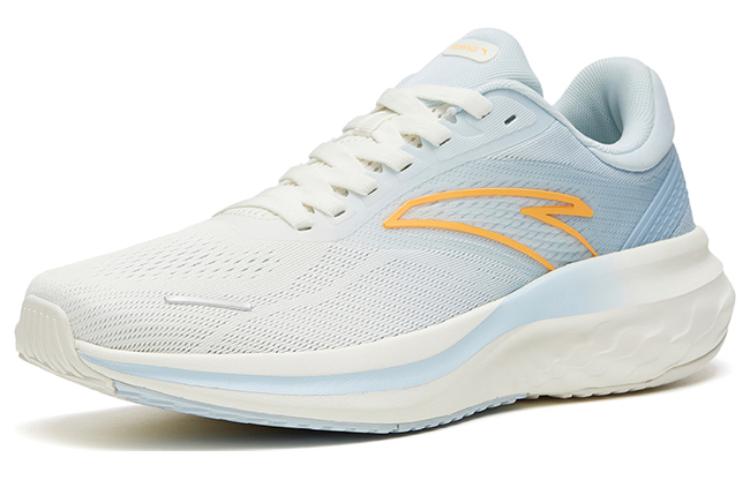 Anta LingFeng Fabric Cushioning Abrasion Resistant Rebound Low top Running Shoes Men’s White Blue