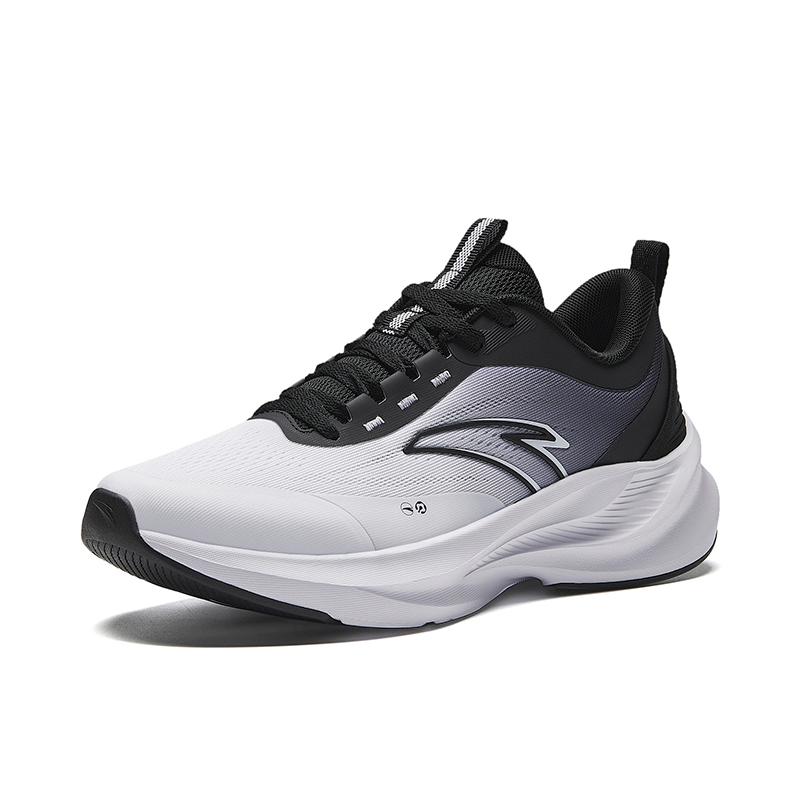 Anta Intercity Fabric Low top Long Distance Running Sprint Running Shoes Men’s White Black