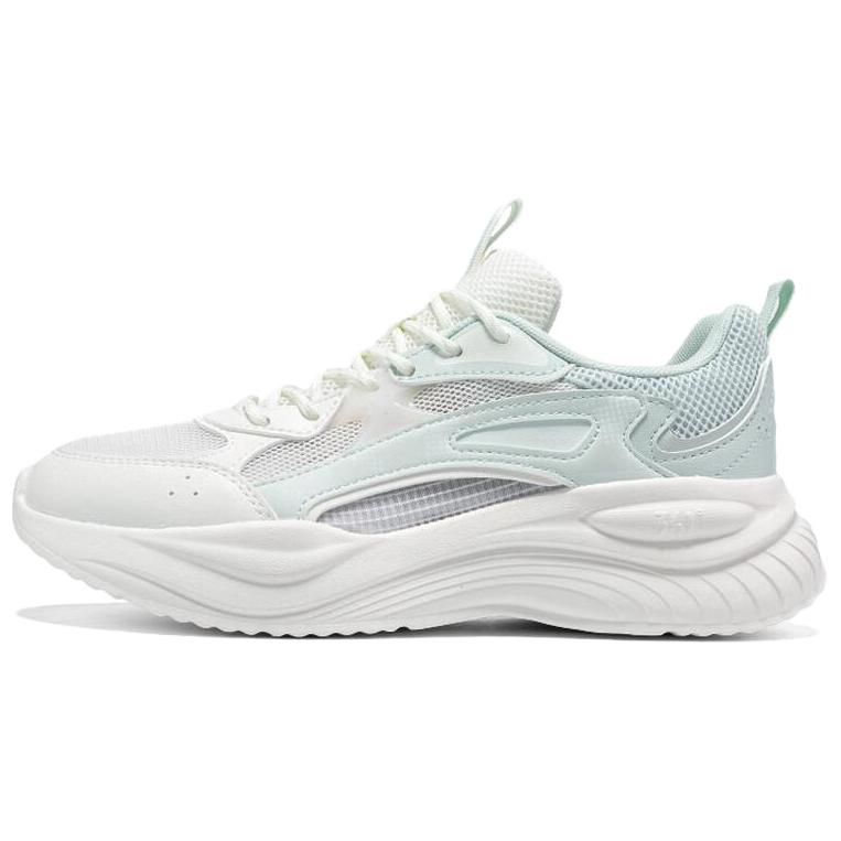 361° Life Collection Slip Resistant Abrasion Resistant Low top Casual Running Shoes Women’s White Green
