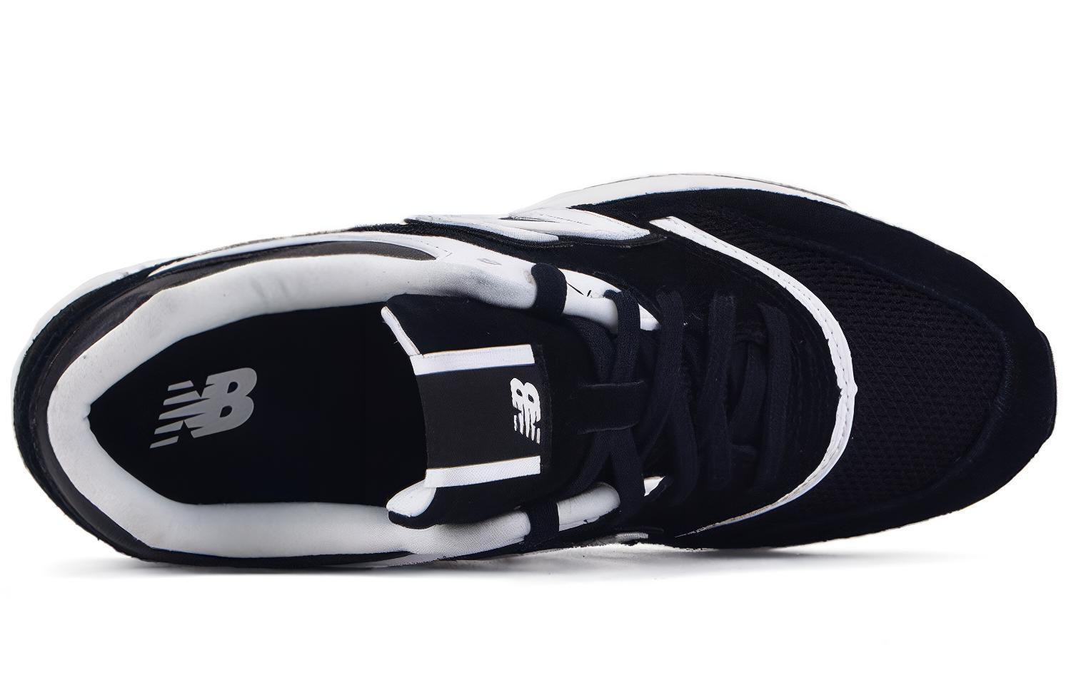 Женские кроссовки New Balance 697 (черно-белые) — фото 4