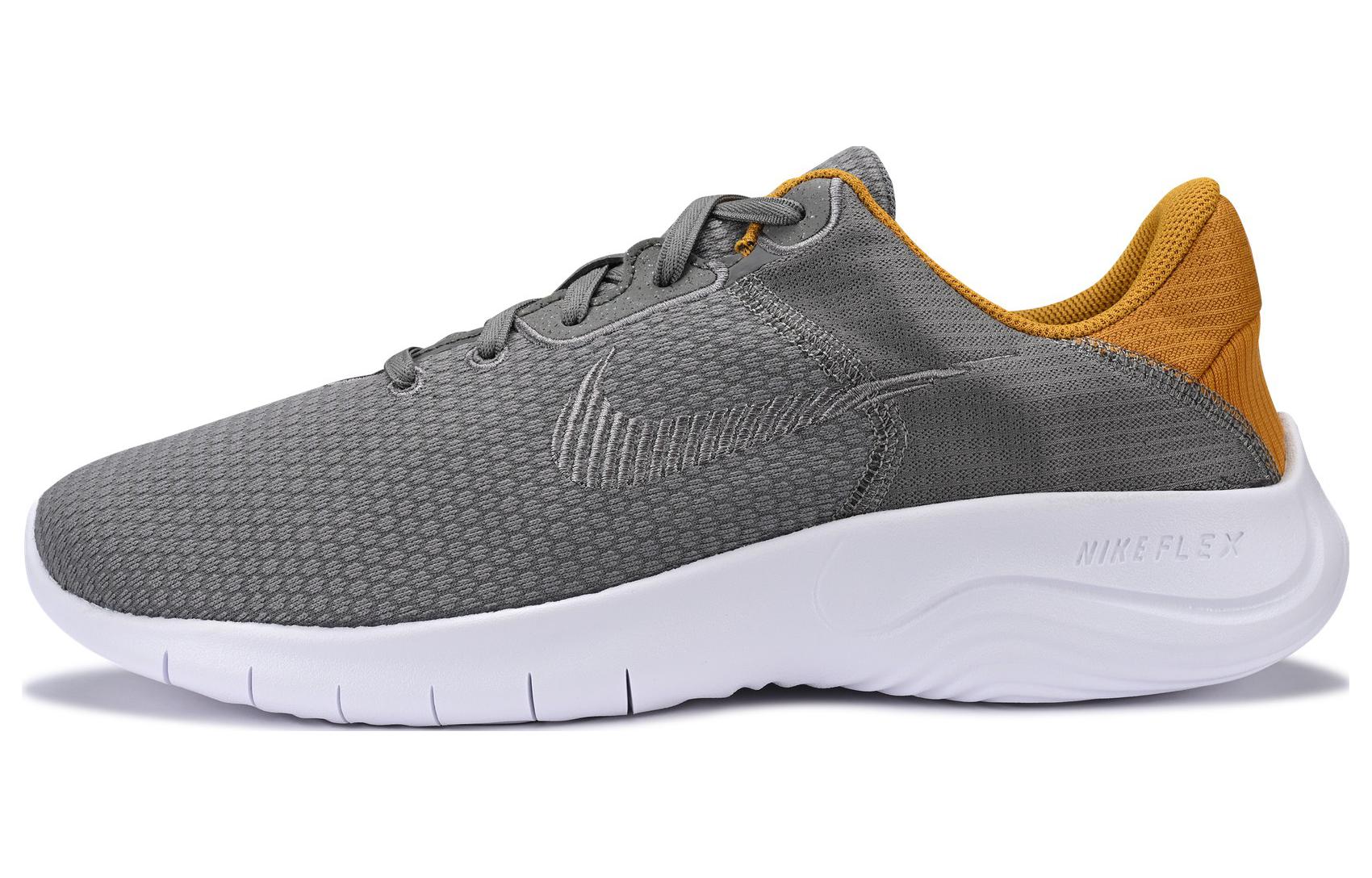 Мужские кроссовки Nike Flex Experience Run 11 (серо-золотые)