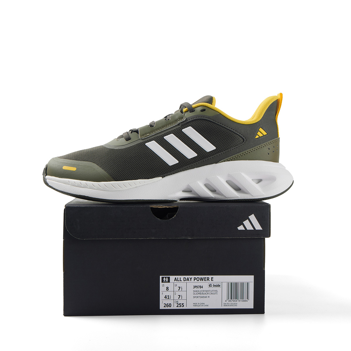 Adidas Cushioning Breathable Lightweight Cushioning Breathable Lightweight Low top Running Shoes Unisex Olive Green