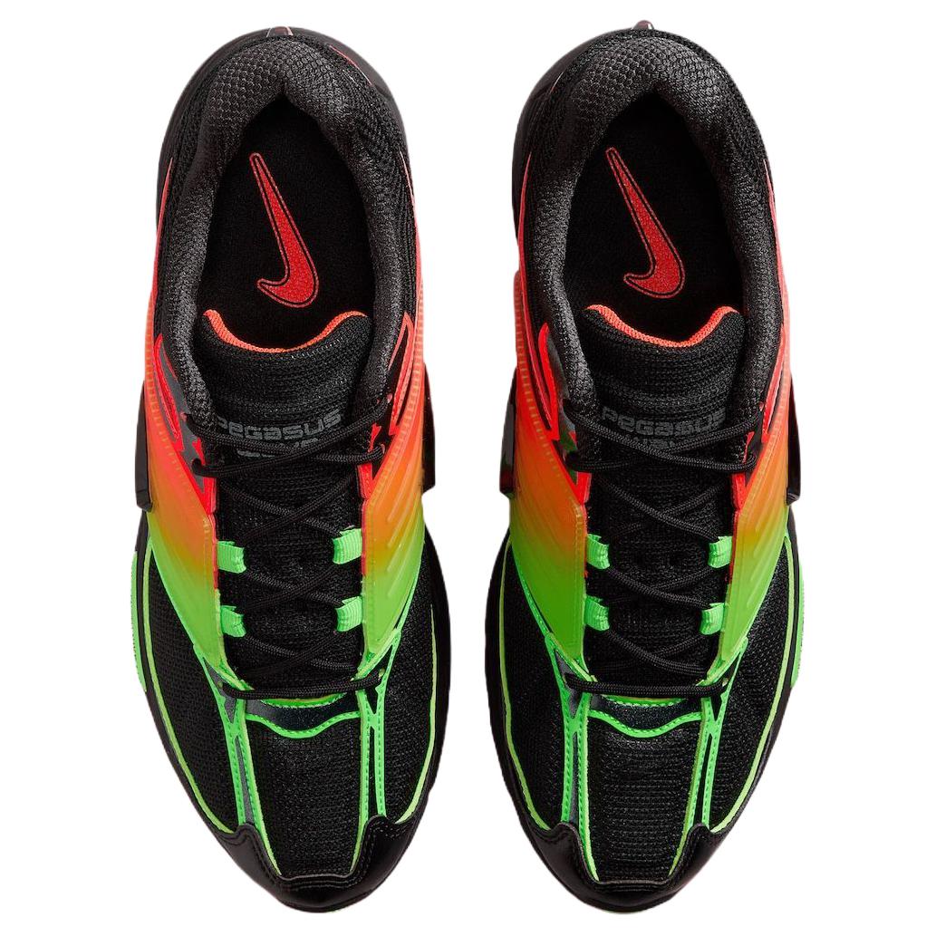 Nike Air Pegasus Wave Abrasion Resistant Abrasion Resistant Low top Running Shoes Unisex Black Green