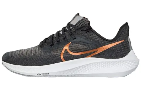 Nike Air Zoom Pegasus 39 Comfortable Low-top Casual Running Shoes Women's Black Orange