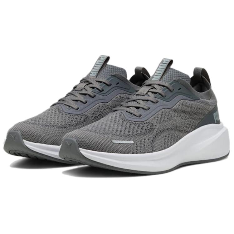 PUMA Skyrocket Light Comfortable Slip Resistant Impact Resistant Low top Running Shoes Unisex Gray