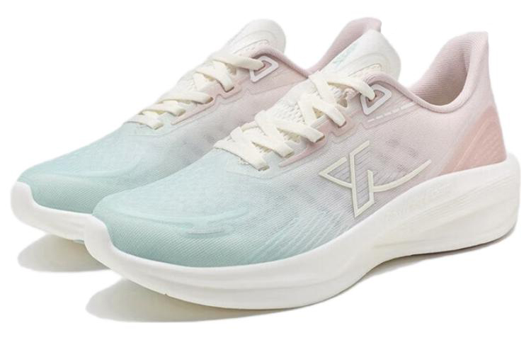 XTEP Light Wing Comfortable Slip Resistant Cushioning Abrasion Resistant Low top Running Shoes Women’s Green Pink