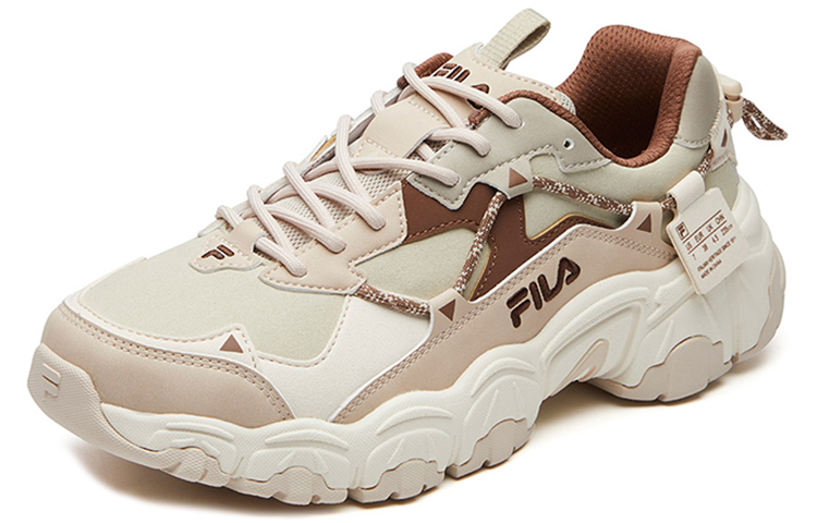 Женские кроссовки Fila FUSION (серебристо-белые) — фото 2