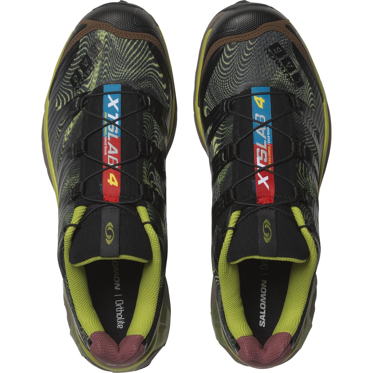 SALOMON XT 4 Wear resistant And Lightweight Low top Contagrip Casual Running Shoes Unisex Black Green