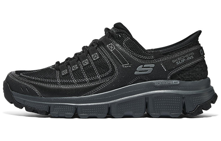 Skechers Summits Hands Free Slip Ins Cushioning, Wear Resistant Low top Outdoor Shoes Men's Black