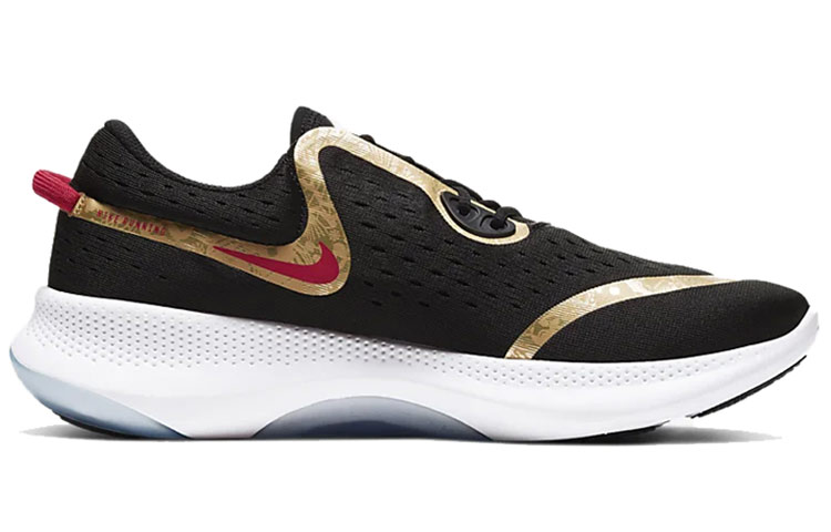 Кроссовки Nike Joyride Run 2 (черно-красно-золотые) — 黑/白色/健身红/金属金 — фото 2