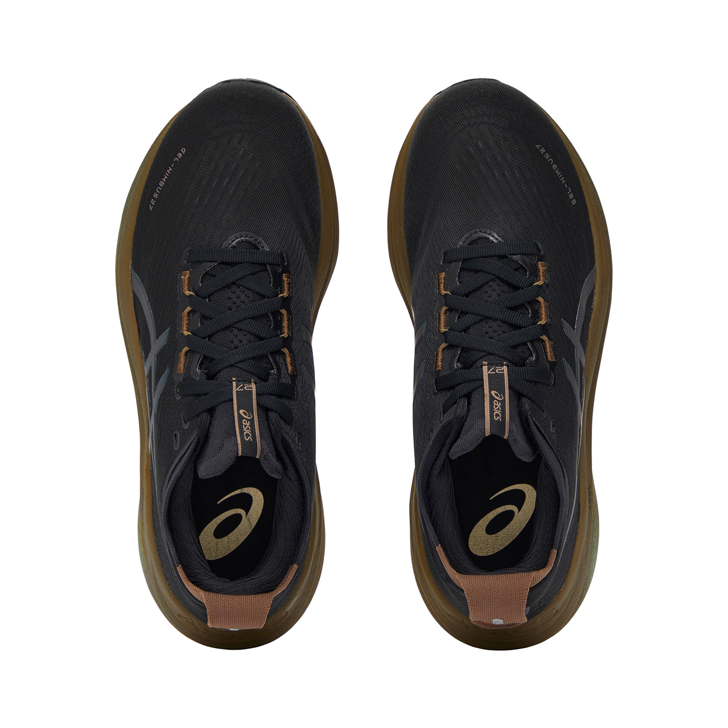 ASICS Fabric Low top Marathon Long Distance Running Shoes Unisex Black
