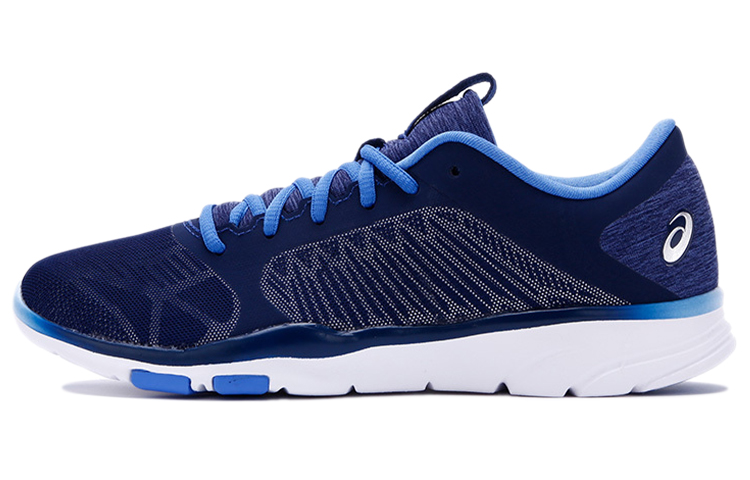 ASICS Gel Fit Tempo 3 Sports Abrasion Resistant Low top Running Shoes Women's Dark Blue Silver