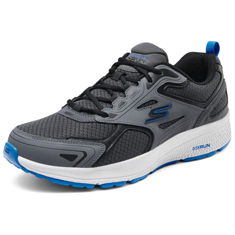 Skechers MEN’S GO Low top Casual Running Shoes Men’s Gray Black