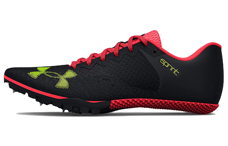 Кроссовки Under Armour Under Armour Kick Sprint 4 (черно-красно-зеленые)