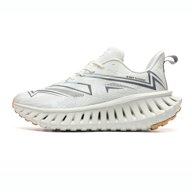 N·HOT Denim Slip Resistant, Breathable, Lightweight Low top Carbon Plate Casual Running Shoes Unisex