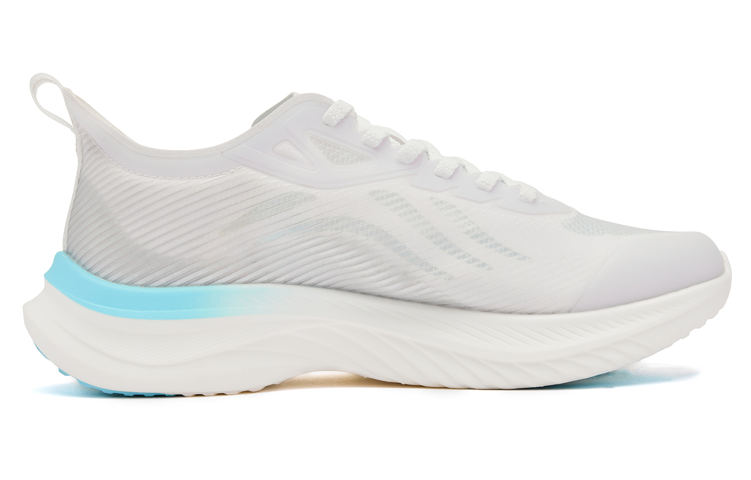 QIAODAN Light Speed 4.0 PLUS Running Shoes Women’s Low Top Jordan White Cirrus Blue