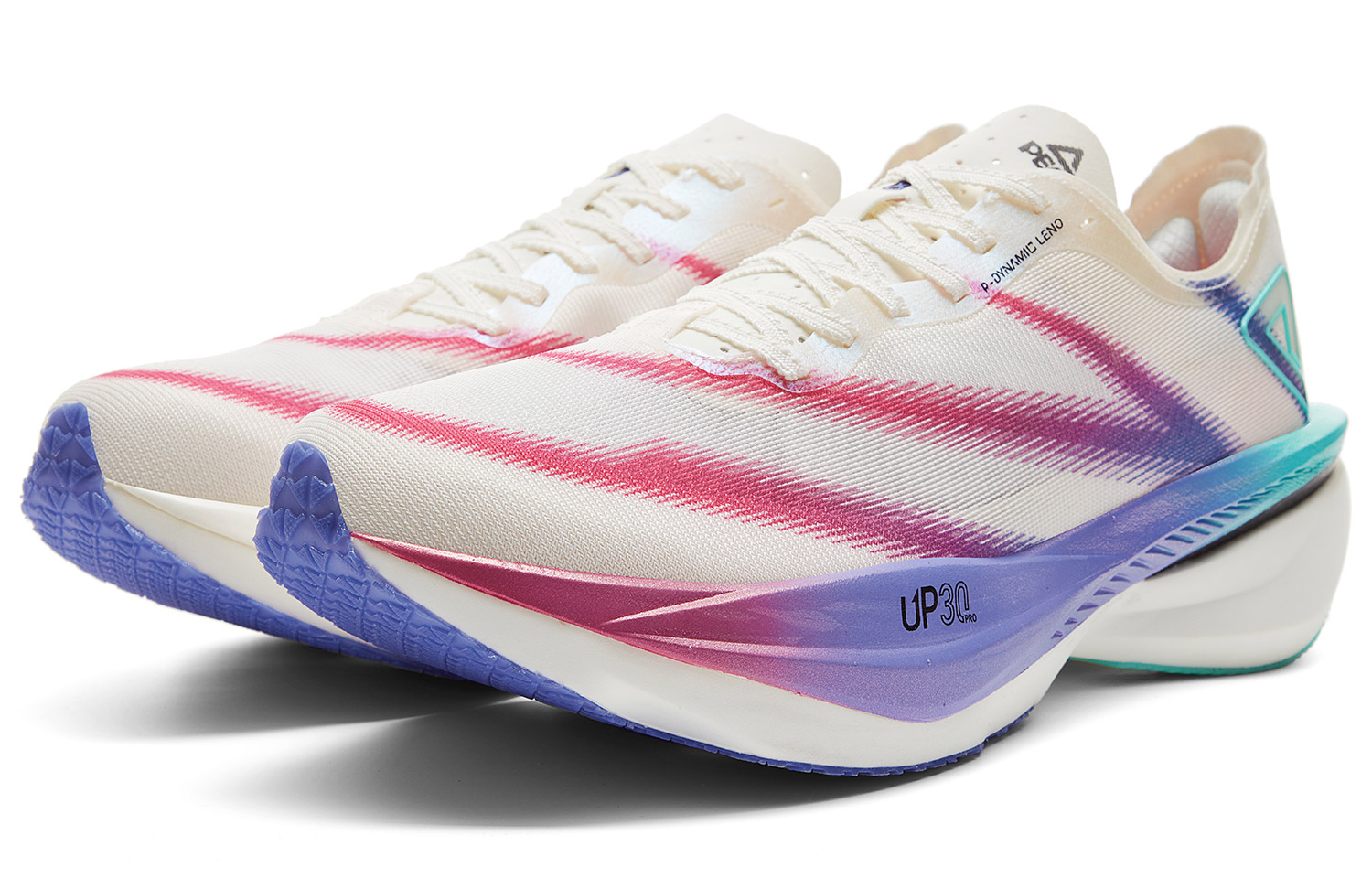 PEAK Taichi UP30Pro2.0 Low top Marathon Running Shoes Men’s White Rose Red Green