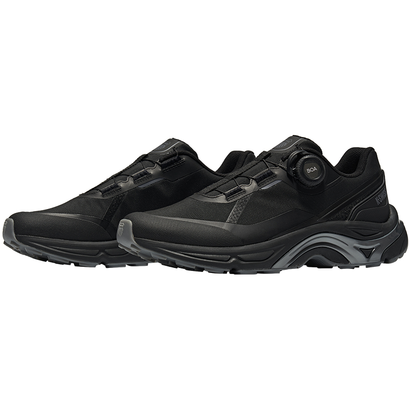K·SWISS Textile, Synthetic Leather Low top Running Shoes Men’s Black
