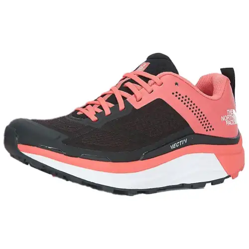 THE NORTH FACE Vectiv Enduris Slip Resistant Abrasion Resistant Low top Running Shoes Women's Black Pink