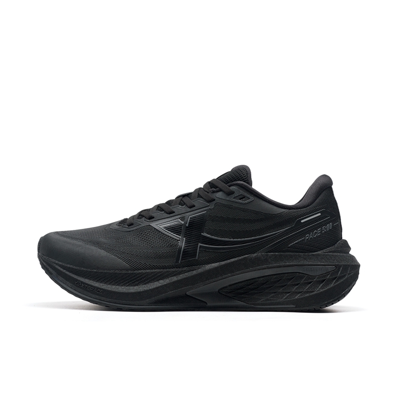 XTEP 5 Speed 3 Slip Resistant Lightweight Non slip Lightweight Low top Casual Running Shoes Men’s Black