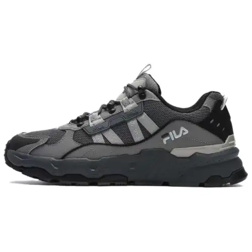 FILA Trek Height Increasing Low top Chunky Sneakers Men's Black